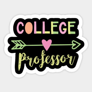 College Professor Gift Idea Sticker